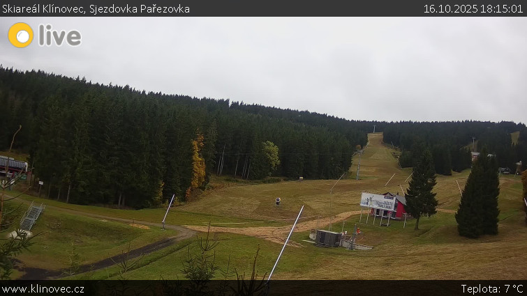Skiareál Klínovec - Sjezdovka Pařezovka, lanovka CineStar Express - 16.10.2025 v 18:15 Skiareál Klínovec - Sjezdovka Pařezovka, lanovka CineStar Express - 16.10.2025 v 18:15
