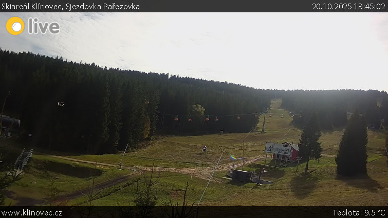 Skiareál Klínovec - Sjezdovka Pařezovka, lanovka CineStar Express - 20.10.2025 v 13:45 Skiareál Klínovec - Sjezdovka Pařezovka, lanovka CineStar Express - 20.10.2025 v 13:45