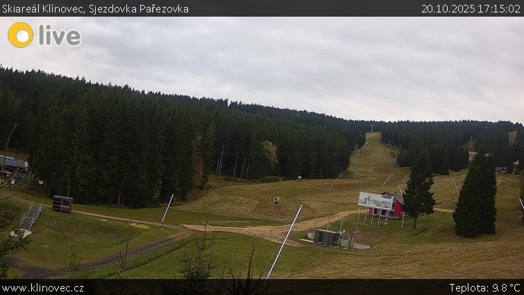 Skiareál Klínovec - Sjezdovka Pařezovka, lanovka CineStar Express - 20.10.2025 v 17:15 Skiareál Klínovec - Sjezdovka Pařezovka, lanovka CineStar Express - 20.10.2025 v 17:15
