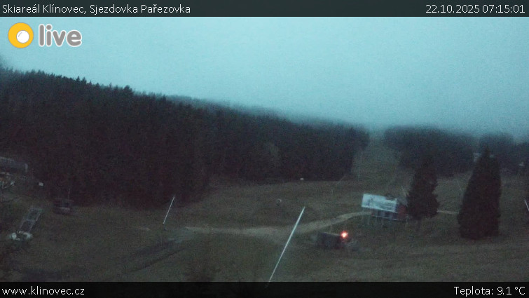 Skiareál Klínovec - Sjezdovka Pařezovka, lanovka CineStar Express - 22.10.2025 v 07:15 Skiareál Klínovec - Sjezdovka Pařezovka, lanovka CineStar Express - 22.10.2025 v 07:15