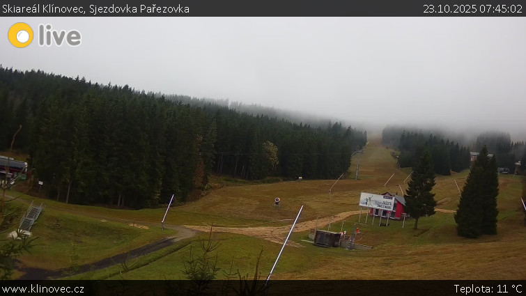 Skiareál Klínovec - Sjezdovka Pařezovka, lanovka CineStar Express - 23.10.2025 v 07:45 Skiareál Klínovec - Sjezdovka Pařezovka, lanovka CineStar Express - 23.10.2025 v 07:45