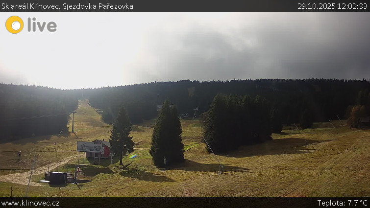 Skiareál Klínovec - Sjezdovka Pařezovka, lanovka CineStar Express - 29.10.2025 v 12:02 Skiareál Klínovec - Sjezdovka Pařezovka, lanovka CineStar Express - 29.10.2025 v 12:02