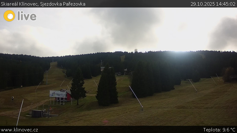 Skiareál Klínovec - Sjezdovka Pařezovka, lanovka CineStar Express - 29.10.2025 v 14:45 Skiareál Klínovec - Sjezdovka Pařezovka, lanovka CineStar Express - 29.10.2025 v 14:45