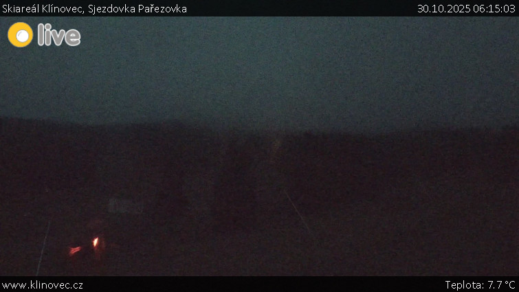 Skiareál Klínovec - Sjezdovka Pařezovka, lanovka CineStar Express - 30.10.2025 v 06:15 Skiareál Klínovec - Sjezdovka Pařezovka, lanovka CineStar Express - 30.10.2025 v 06:15