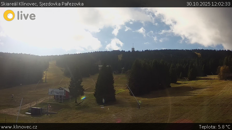 Skiareál Klínovec - Sjezdovka Pařezovka, lanovka CineStar Express - 30.10.2025 v 12:02 Skiareál Klínovec - Sjezdovka Pařezovka, lanovka CineStar Express - 30.10.2025 v 12:02