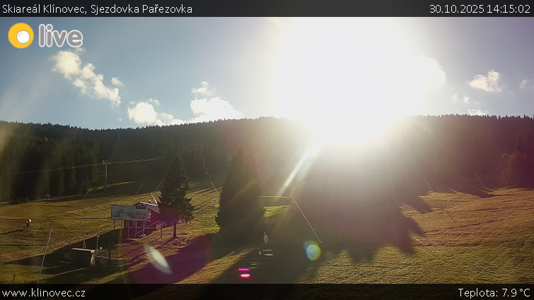 Skiareál Klínovec - Sjezdovka Pařezovka, lanovka CineStar Express - 30.10.2025 v 14:15 Skiareál Klínovec - Sjezdovka Pařezovka, lanovka CineStar Express - 30.10.2025 v 14:15