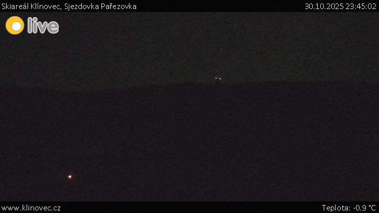 Skiareál Klínovec - Sjezdovka Pařezovka, lanovka CineStar Express - 30.10.2025 v 23:45 Skiareál Klínovec - Sjezdovka Pařezovka, lanovka CineStar Express - 30.10.2025 v 23:45