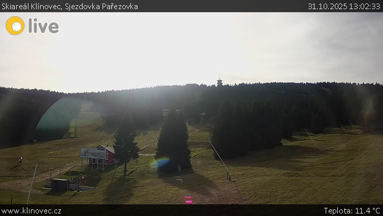 Skiareál Klínovec - Sjezdovka Pařezovka, lanovka CineStar Express - 31.10.2025 v 13:02 Skiareál Klínovec - Sjezdovka Pařezovka, lanovka CineStar Express - 31.10.2025 v 13:02