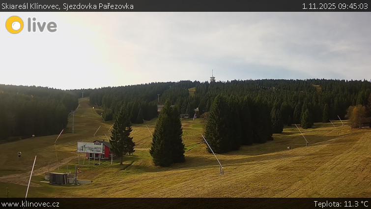 Skiareál Klínovec - Sjezdovka Pařezovka, lanovka CineStar Express - 1.11.2025 v 09:45 Skiareál Klínovec - Sjezdovka Pařezovka, lanovka CineStar Express - 1.11.2025 v 09:45
