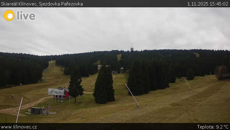 Skiareál Klínovec - Sjezdovka Pařezovka, lanovka CineStar Express - 1.11.2025 v 15:45 Skiareál Klínovec - Sjezdovka Pařezovka, lanovka CineStar Express - 1.11.2025 v 15:45