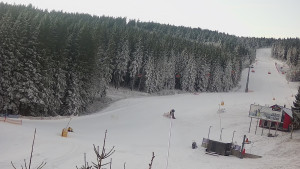 Skiareál Klínovec - Sjezdovka Pařezovka, lanovka CineStar Express - 27.12.2025 v 08:02 Skiareál Klínovec - Sjezdovka Pařezovka, lanovka CineStar Express - 27.12.2025 v 08:02