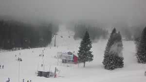 Skiareál Klínovec - Sjezdovka Pařezovka, lanovka CineStar Express - 1.1.2026 v 14:32 Skiareál Klínovec - Sjezdovka Pařezovka, lanovka CineStar Express - 1.1.2026 v 14:32