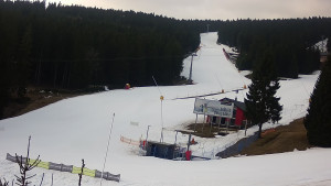 Skiareál Klínovec - Sjezdovka Pařezovka, lanovka CineStar Express - 11.3.2026 v 07:32 Skiareál Klínovec - Sjezdovka Pařezovka, lanovka CineStar Express - 11.3.2026 v 07:32