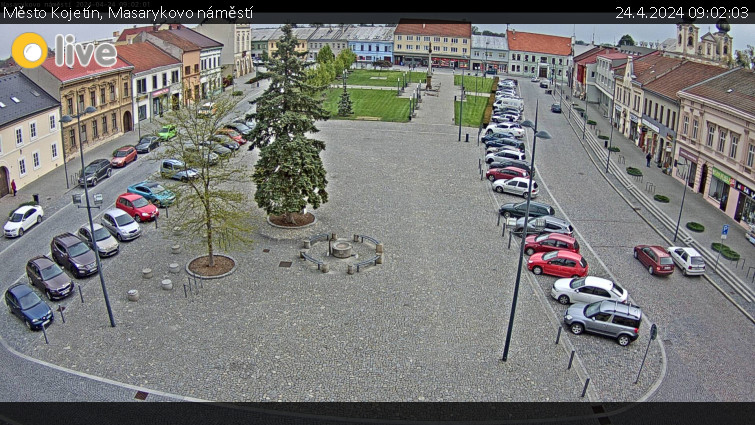 Město Kojetín - Masarykovo náměstí - 24.4.2024 v 09:02