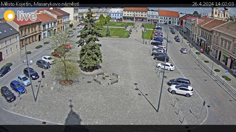 Město Kojetín - Masarykovo náměstí - 26.4.2024 v 14:02