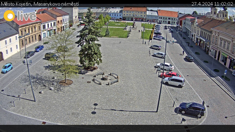 Město Kojetín - Masarykovo náměstí - 27.4.2024 v 11:02