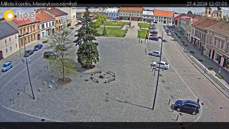 Město Kojetín - Masarykovo náměstí - 27.4.2024 v 12:02
