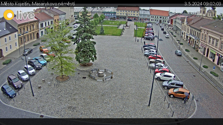 Město Kojetín - Masarykovo náměstí - 3.5.2024 v 09:02
