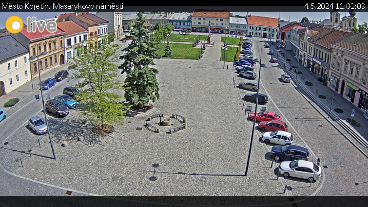 Město Kojetín - Masarykovo náměstí - 4.5.2024 v 11:02