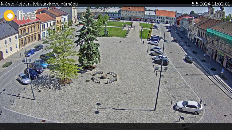 Město Kojetín - Masarykovo náměstí - 5.5.2024 v 11:02