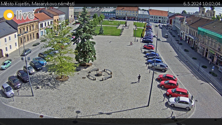 Město Kojetín - Masarykovo náměstí - 6.5.2024 v 10:02
