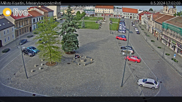 Město Kojetín - Masarykovo náměstí - 8.5.2024 v 17:02