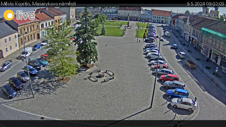 Město Kojetín - Masarykovo náměstí - 9.5.2024 v 09:02