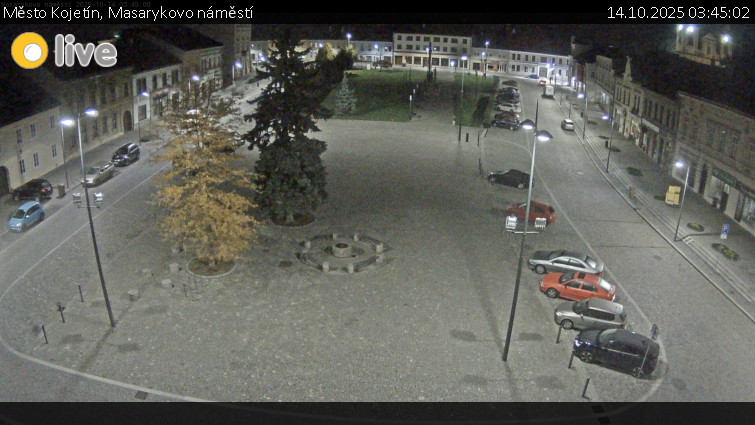 Město Kojetín - Masarykovo náměstí - 14.10.2025 v 03:45 Město Kojetín - Masarykovo náměstí - 14.10.2025 v 03:45