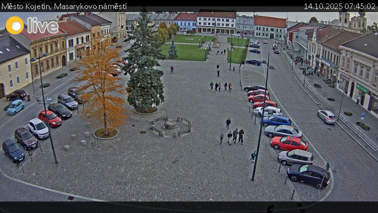 Město Kojetín - Masarykovo náměstí - 14.10.2025 v 07:45 Město Kojetín - Masarykovo náměstí - 14.10.2025 v 07:45