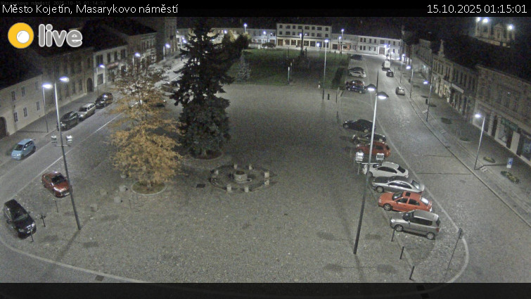 Město Kojetín - Masarykovo náměstí - 15.10.2025 v 01:15 Město Kojetín - Masarykovo náměstí - 15.10.2025 v 01:15