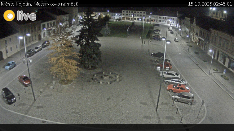 Město Kojetín - Masarykovo náměstí - 15.10.2025 v 02:45 Město Kojetín - Masarykovo náměstí - 15.10.2025 v 02:45