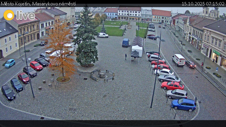 Město Kojetín - Masarykovo náměstí - 15.10.2025 v 07:15 Město Kojetín - Masarykovo náměstí - 15.10.2025 v 07:15