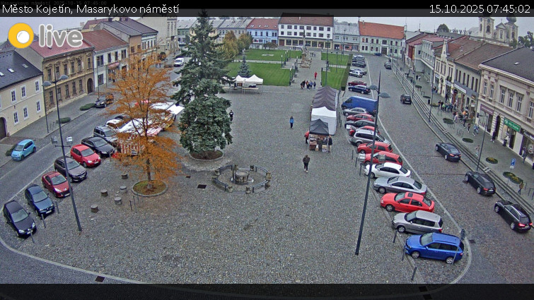 Město Kojetín - Masarykovo náměstí - 15.10.2025 v 07:45 Město Kojetín - Masarykovo náměstí - 15.10.2025 v 07:45