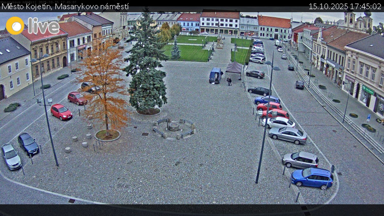 Město Kojetín - Masarykovo náměstí - 15.10.2025 v 17:45 Město Kojetín - Masarykovo náměstí - 15.10.2025 v 17:45