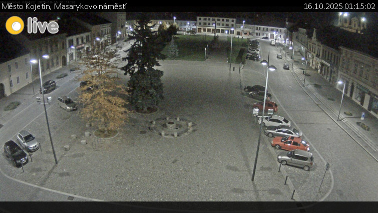 Město Kojetín - Masarykovo náměstí - 16.10.2025 v 01:15 Město Kojetín - Masarykovo náměstí - 16.10.2025 v 01:15