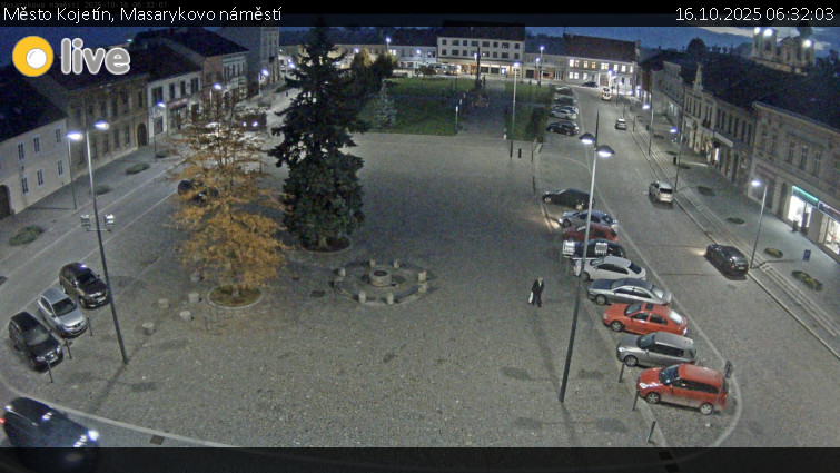 Město Kojetín - Masarykovo náměstí - 16.10.2025 v 06:32 Město Kojetín - Masarykovo náměstí - 16.10.2025 v 06:32