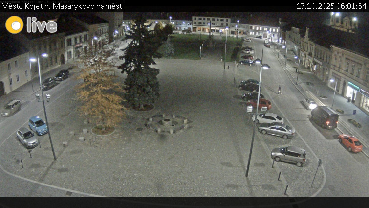 Město Kojetín - Masarykovo náměstí - 17.10.2025 v 06:01 Město Kojetín - Masarykovo náměstí - 17.10.2025 v 06:01