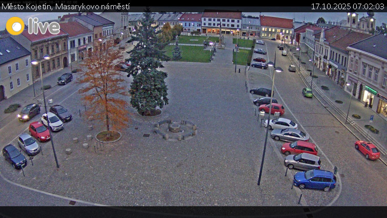 Město Kojetín - Masarykovo náměstí - 17.10.2025 v 07:02 Město Kojetín - Masarykovo náměstí - 17.10.2025 v 07:02