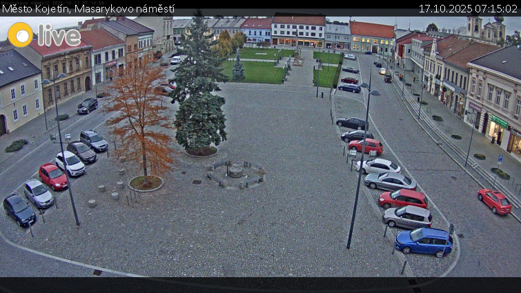 Město Kojetín - Masarykovo náměstí - 17.10.2025 v 07:15 Město Kojetín - Masarykovo náměstí - 17.10.2025 v 07:15