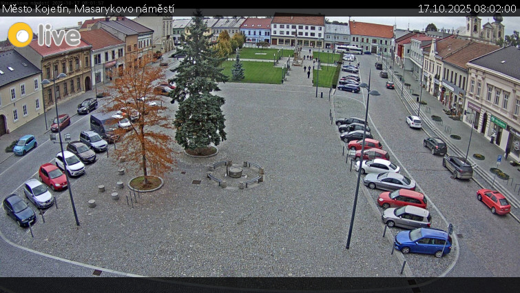 Město Kojetín - Masarykovo náměstí - 17.10.2025 v 08:02 Město Kojetín - Masarykovo náměstí - 17.10.2025 v 08:02