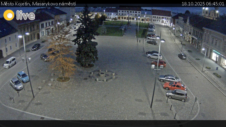 Město Kojetín - Masarykovo náměstí - 18.10.2025 v 06:45 Město Kojetín - Masarykovo náměstí - 18.10.2025 v 06:45