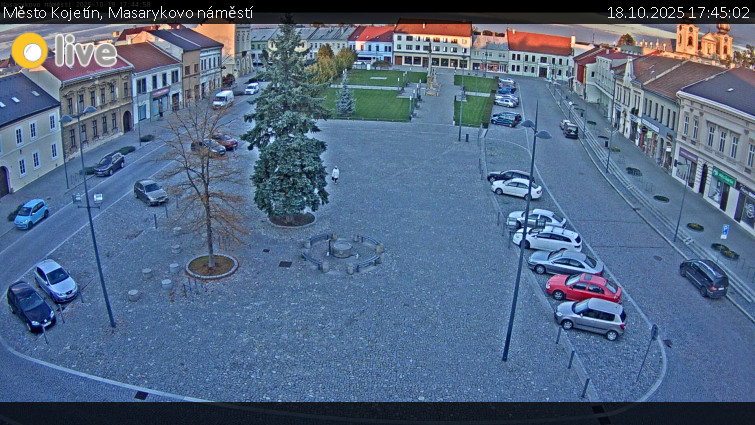 Město Kojetín - Masarykovo náměstí - 18.10.2025 v 17:45 Město Kojetín - Masarykovo náměstí - 18.10.2025 v 17:45