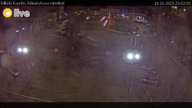 Město Kojetín - Masarykovo náměstí - 18.10.2025 v 23:02 Město Kojetín - Masarykovo náměstí - 18.10.2025 v 23:02