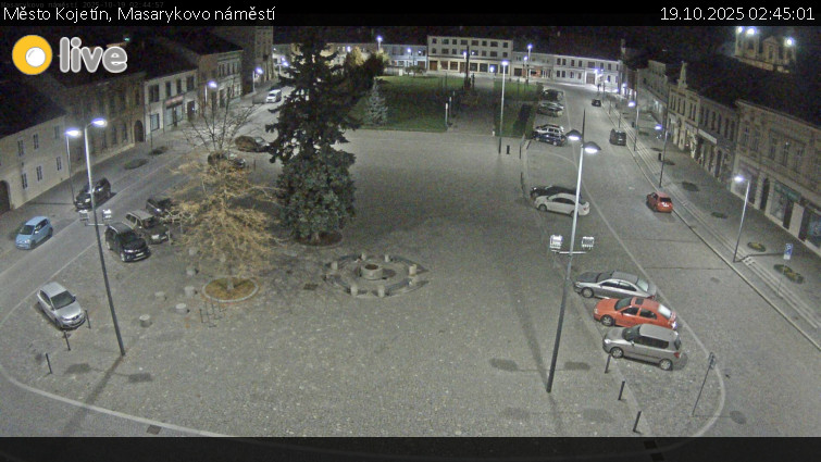 Město Kojetín - Masarykovo náměstí - 19.10.2025 v 02:45 Město Kojetín - Masarykovo náměstí - 19.10.2025 v 02:45