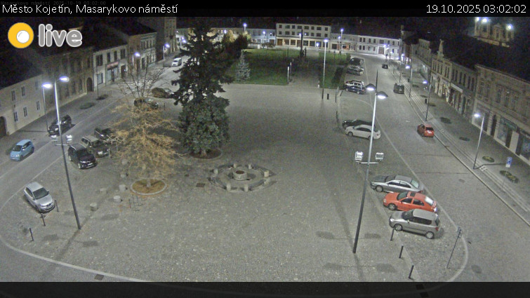 Město Kojetín - Masarykovo náměstí - 19.10.2025 v 03:02 Město Kojetín - Masarykovo náměstí - 19.10.2025 v 03:02
