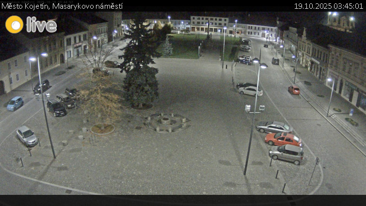 Město Kojetín - Masarykovo náměstí - 19.10.2025 v 03:45 Město Kojetín - Masarykovo náměstí - 19.10.2025 v 03:45