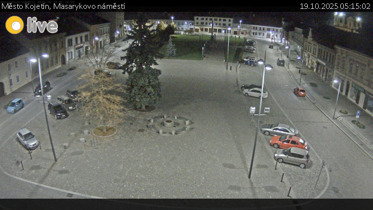 Město Kojetín - Masarykovo náměstí - 19.10.2025 v 05:15 Město Kojetín - Masarykovo náměstí - 19.10.2025 v 05:15