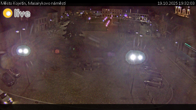 Město Kojetín - Masarykovo náměstí - 19.10.2025 v 19:32 Město Kojetín - Masarykovo náměstí - 19.10.2025 v 19:32