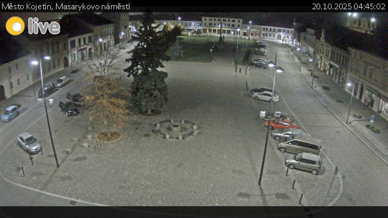Město Kojetín - Masarykovo náměstí - 20.10.2025 v 04:45 Město Kojetín - Masarykovo náměstí - 20.10.2025 v 04:45