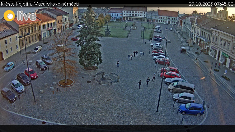 Město Kojetín - Masarykovo náměstí - 20.10.2025 v 07:45 Město Kojetín - Masarykovo náměstí - 20.10.2025 v 07:45